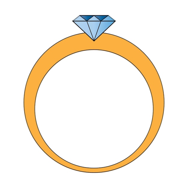 Ring pictogram logo vector ontwerpsjabloon