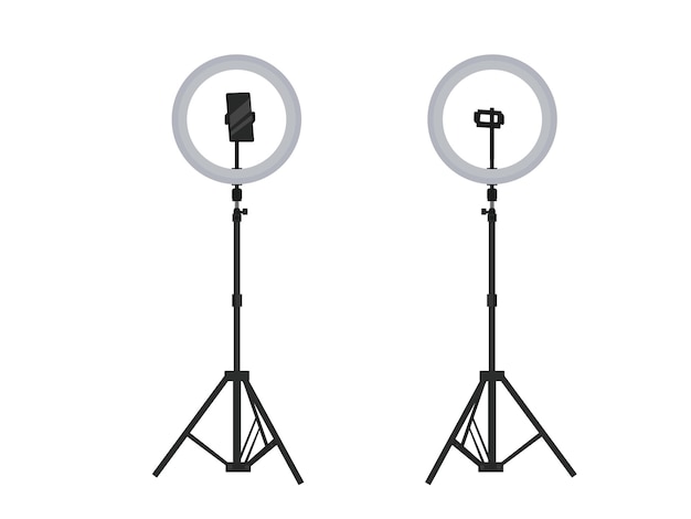 Vector ringlight lighting studio mobile handle