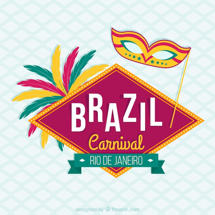 Vector rio de janeiro carnival background