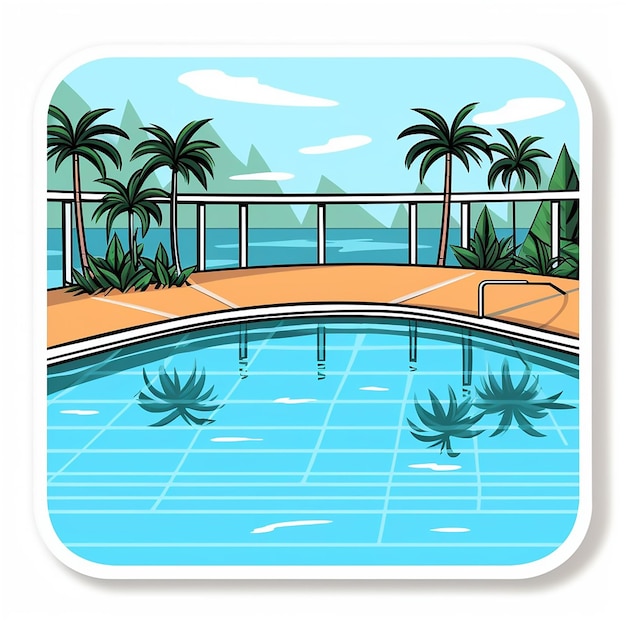 Vector ripple swim vacations turquoise spa hotel resort transparent wet recreation textured wave ref