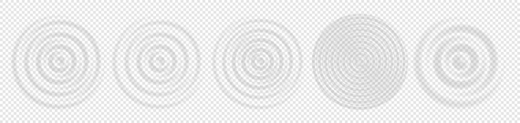 Vector ripple water top view