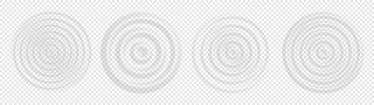 Vector ripple water top view
