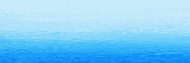 벡터 잔물결과 물 파도 바다 표면 벡터 자연 배경