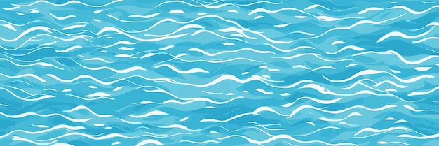 Vector ripples and water waves sea surface natural background