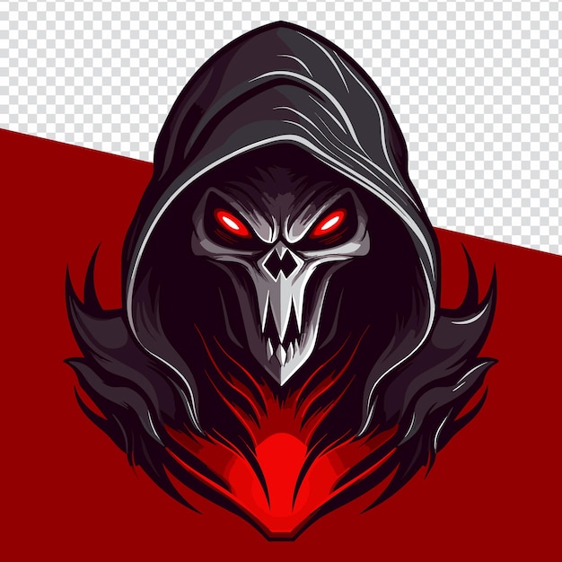 Rise of the dark reaper accattivanti illustrazioni di mascotte per i loghi delle squadre di sport e sport