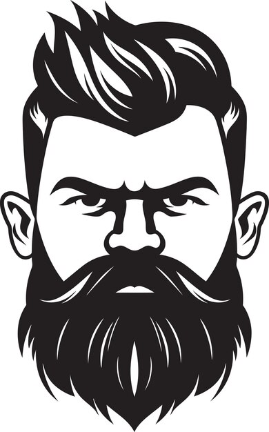 Vector rise of the hipster beard a social and fashion phenomenon