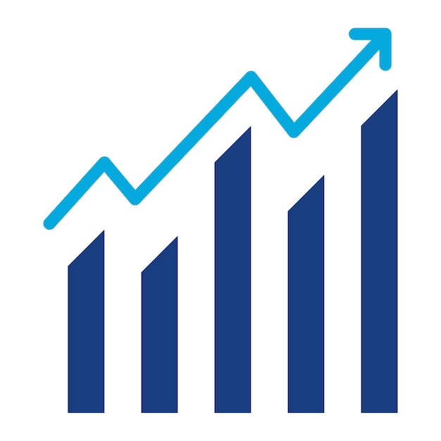 Rise icon vector afbeelding Kan worden gebruikt voor Trading