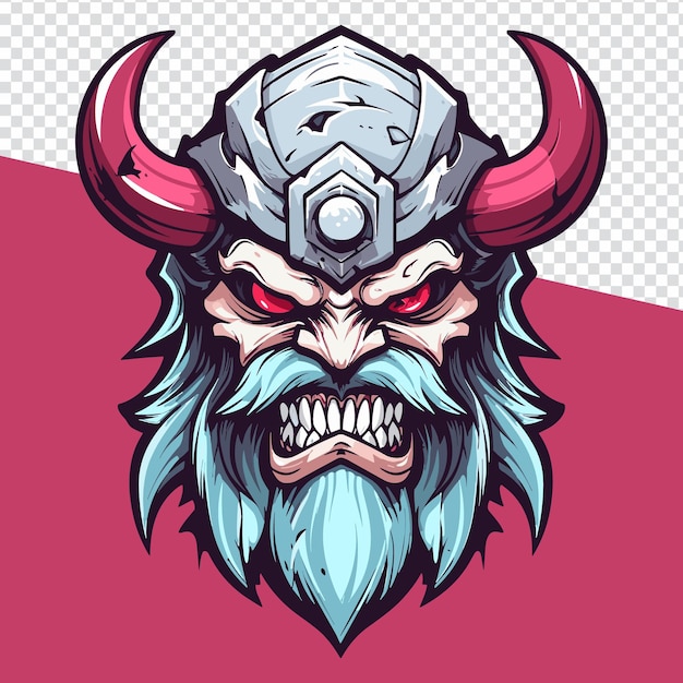 Rise of the Undead Vikings Modern Mascot Logo for Sport amp Esport Team with Helmeted Zombie