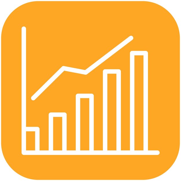 Rise vector icoontje illustratie van Business Economy icoonset