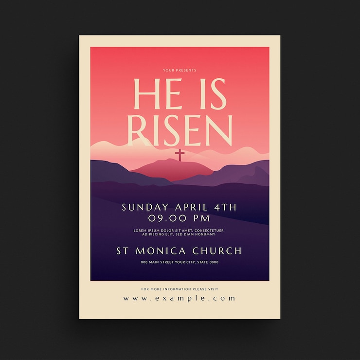 Vector risen flyer
