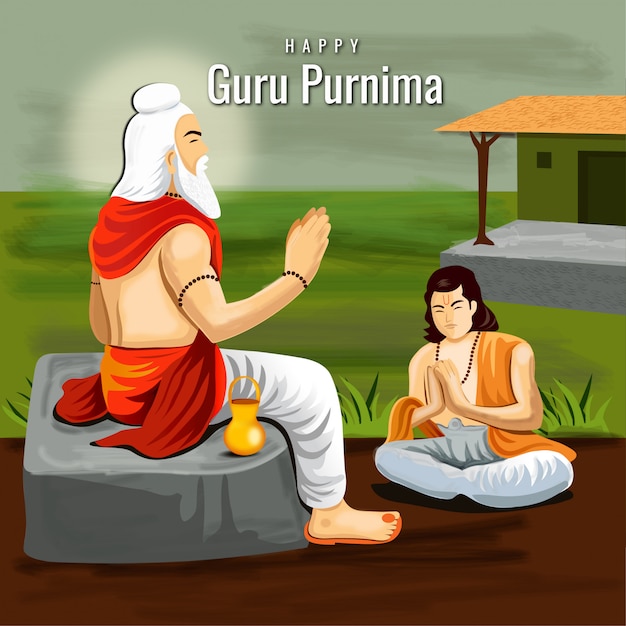 Vettore rishi muni guru purnima