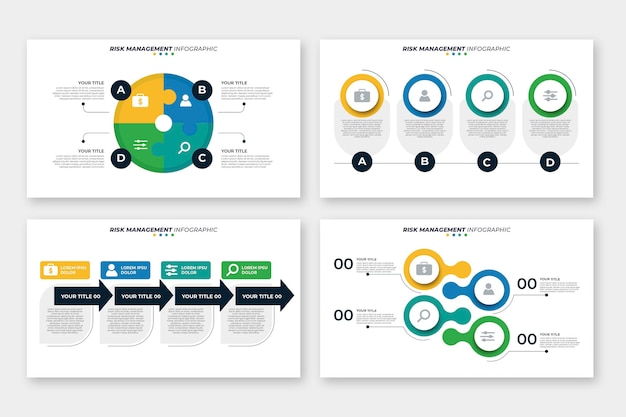 Risicobeheer infographic stijl