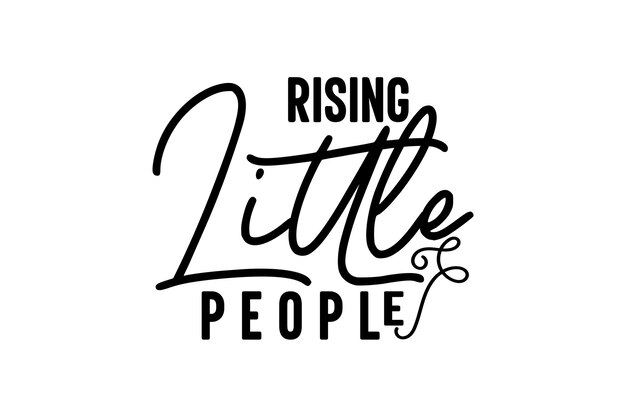Rising Little People Vector File