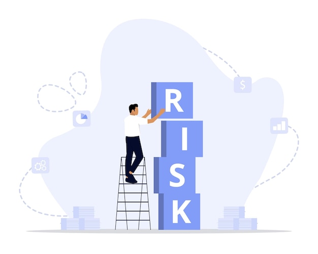 Premium Vector | Risk management concept illustration
