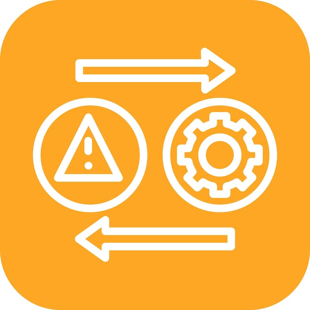 Immagine vettoriale dell'icona di trasferimento del rischio può essere utilizzata per la gestione dei rischi