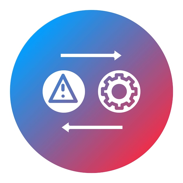 Vector risk transfer icon vector image can be used for risk management