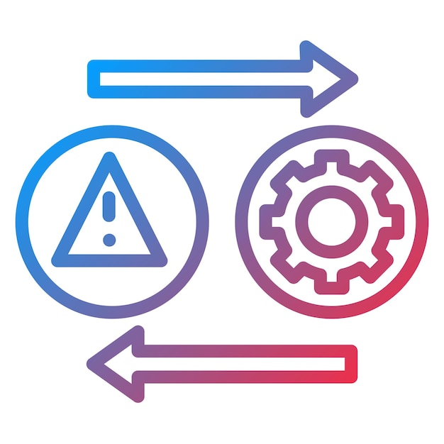 Vector risk transfer icon vector image can be used for risk management