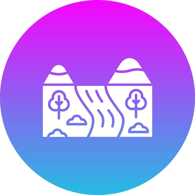 Vector river icon