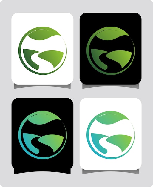 river nsture logo design