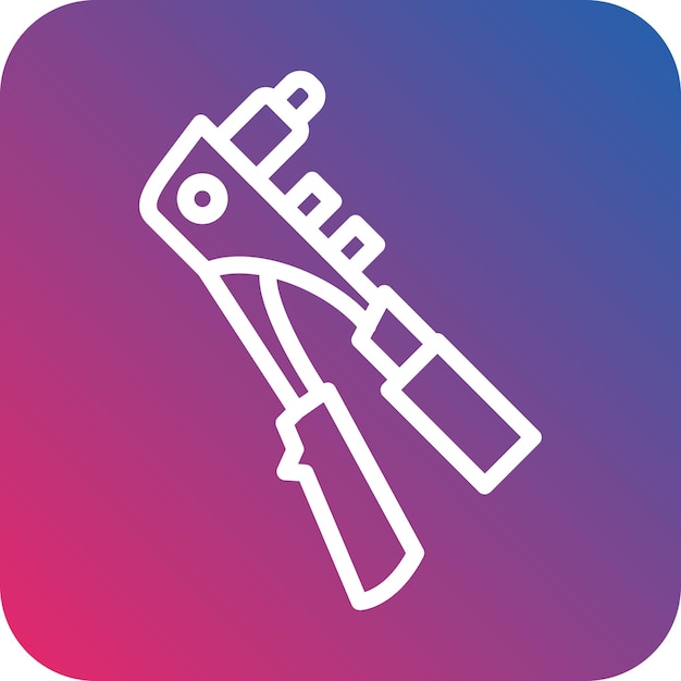 Vector riveter icon style