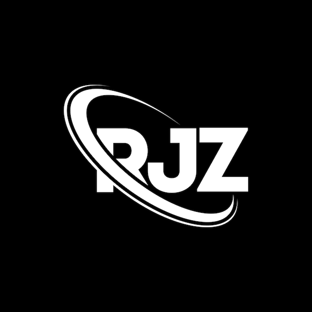Логотип rjz буква rjz буквенный дизайн логотипа инициалы логотипа rjz, связанные с кругом и заглавными буквами, логотип монограммы rjz типография для технологического бизнеса и бренда недвижимости