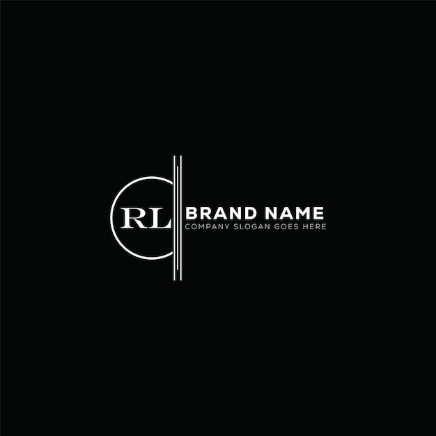 RL letter logo design RL business and real estate monogram logo vector template