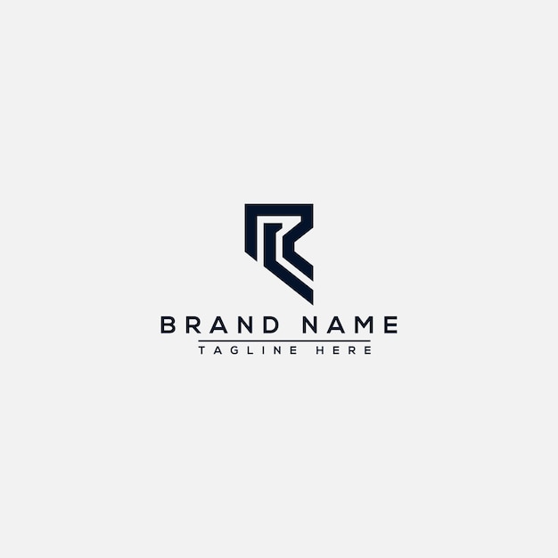 RL LR Logo Design Template Vector Graphic Branding Element