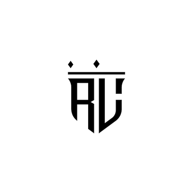 RL monogram logo ontwerp letter tekst naam symbool monochrome logotype alfabet karakter eenvoudig logo