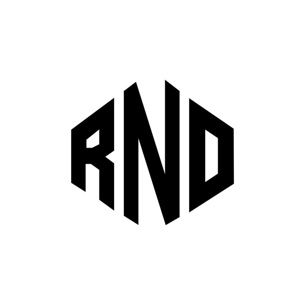 ロゴのデザインはRNOのポリゴン (多角形) とキューブ (立方形) ロゴの設計はRNOの六角形 (ベクトル) ロゴのテンプレート白と黒の色RNOモノグラム (ビジネスと不動産のロゴ)
