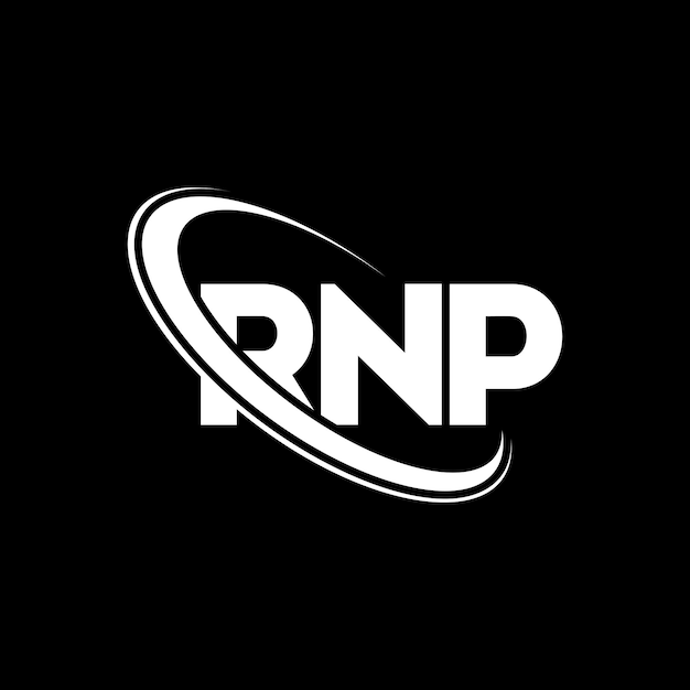 Vector rnp logo rnp letter rnp letter logo design initials rnp logo linked with circle and uppercase monogram logo rnp typography for technology business and real estate brand