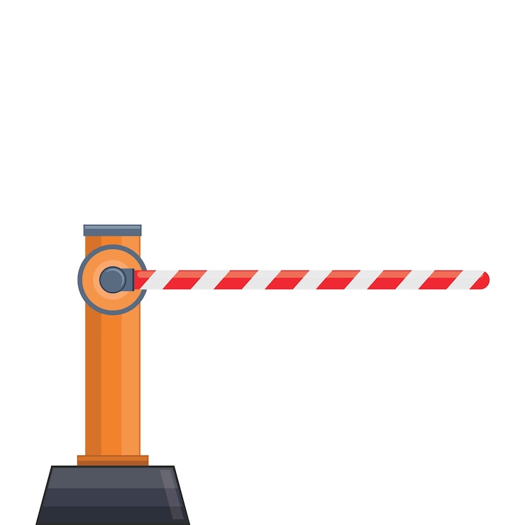 वेक्टर road barrier clip art  vector element design template web
