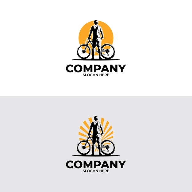 Ispirazione per il design del logo della bici da strada