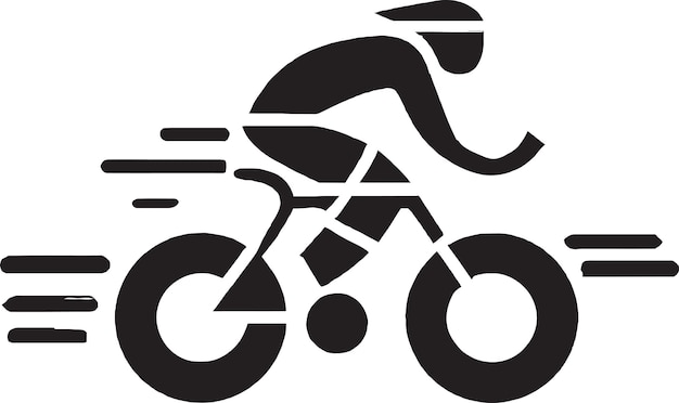 Икона вектора дорожного велосипеда