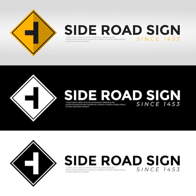 Vector road sign background