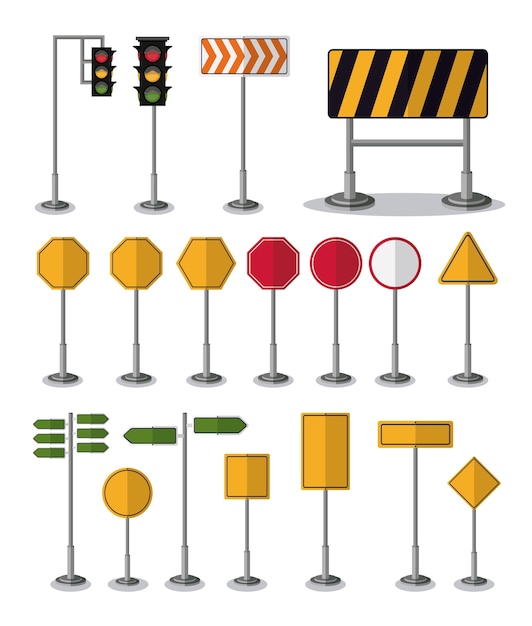도로 표지판 디자인