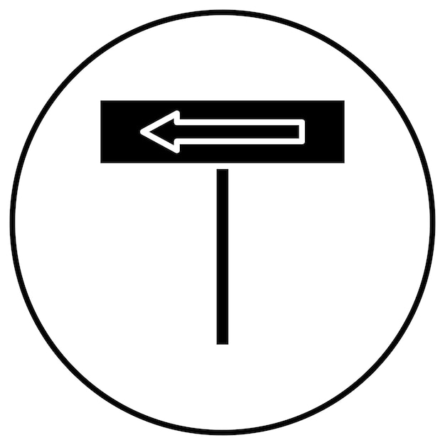 Vector road sign icon vector image can be used for street market