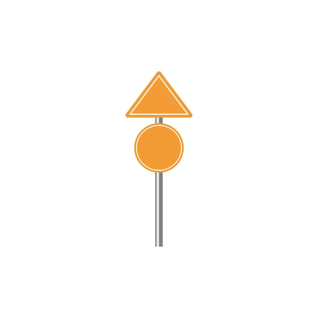 Road sign icon