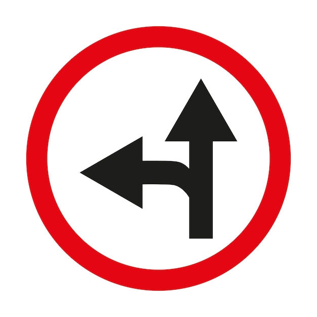 Vector road sign icon