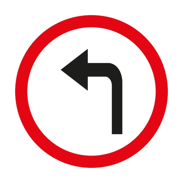 Vector road sign icon