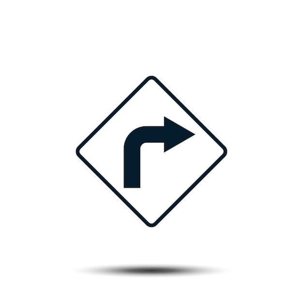 道路標識のベクトルのロゴのテンプレート イラスト EPS 10