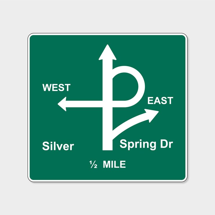 Vector 道路標誌的向量圖