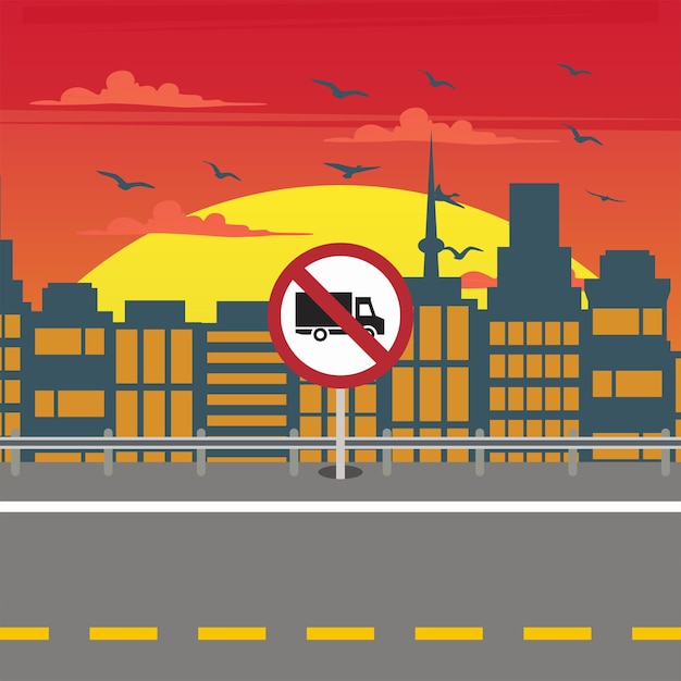 road traffic sign vector