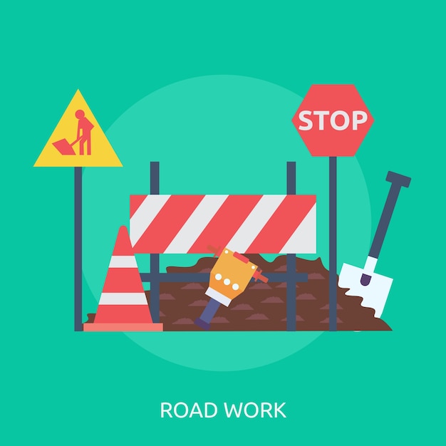 Road work conceptual design