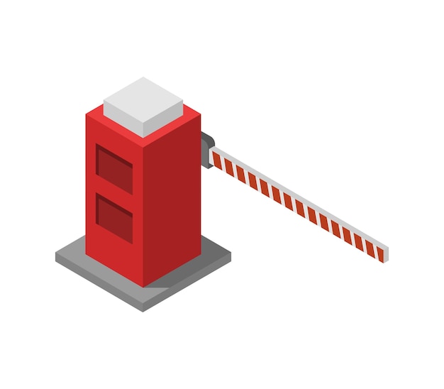 Roadblock isometric