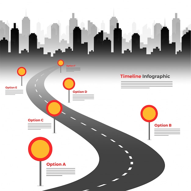 La tabella degli indicatori stradali rappresenta la priorità di infografica.