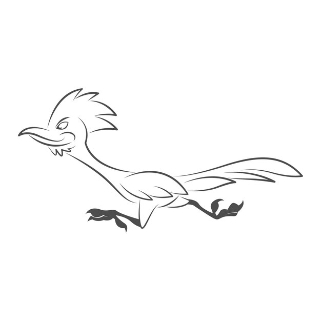 Roadrunner logo pictogram ontwerp