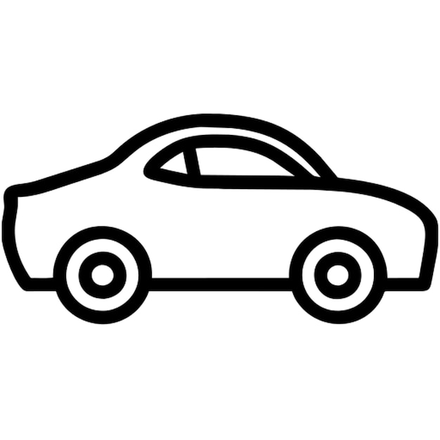 roadster icon outline