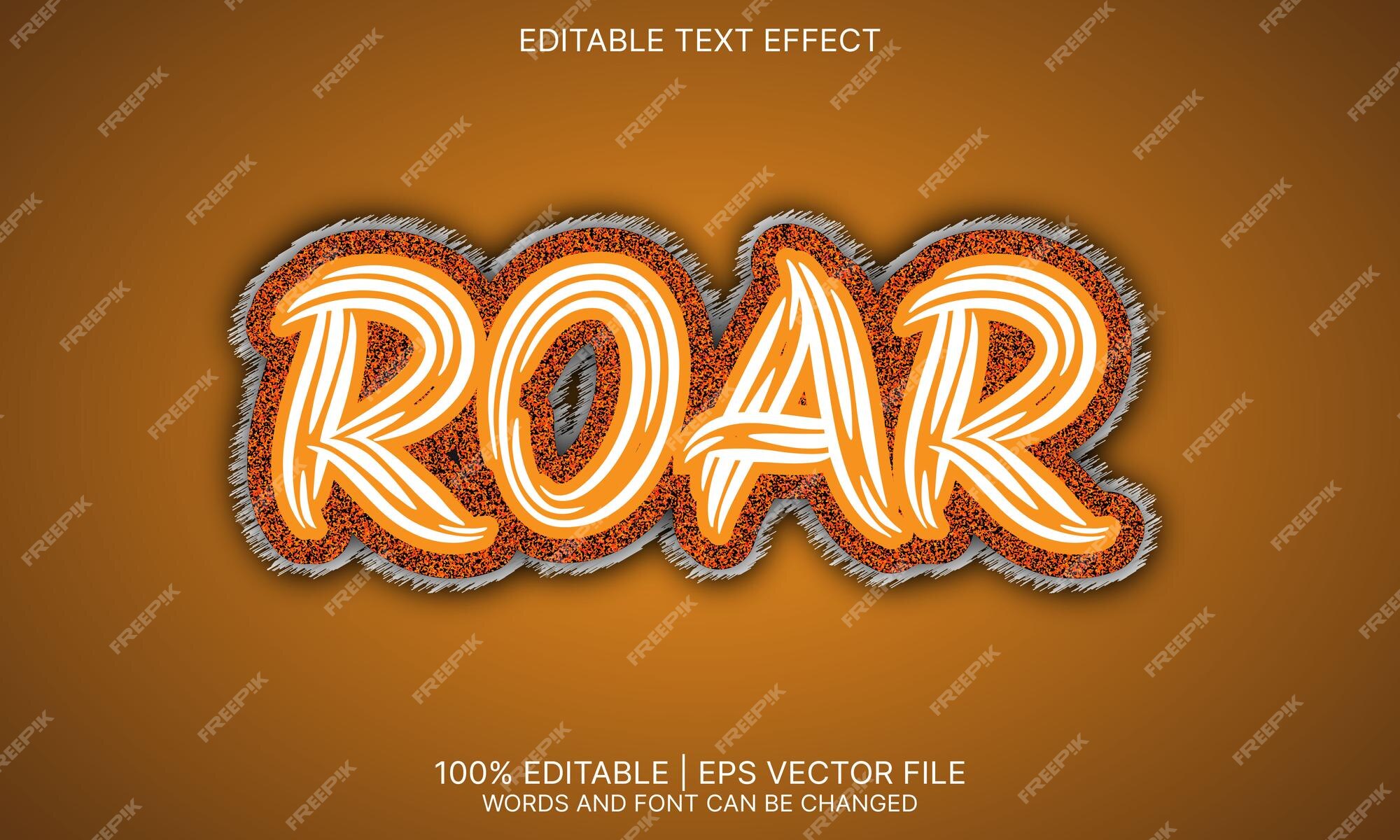 Angry Roar Sound Effect Text Stock Vector Image & Art - Alamy