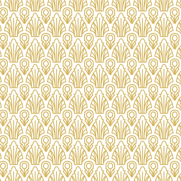 Roaring 1920s fan style pattern