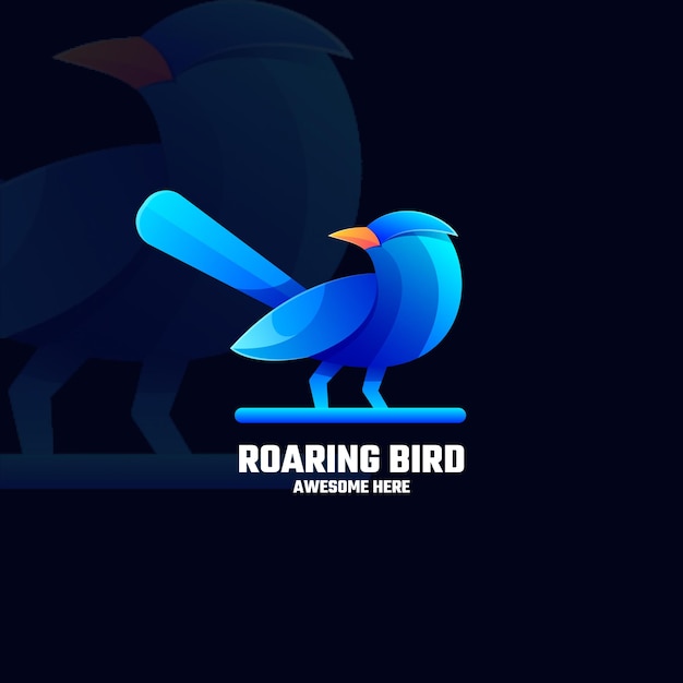 Roaring bird logo